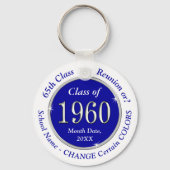 Aangepaste bestelklasse van 1954-klasse reünie-cad sleutelhanger (Voorkant)