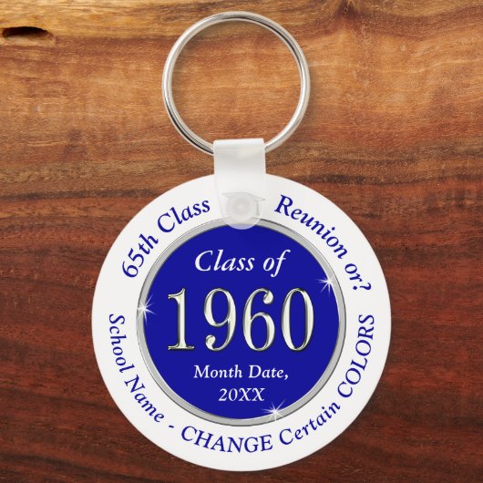 Aangepaste bestelklasse van 1954-klasse reünie-cad sleutelhanger (Voorkant)