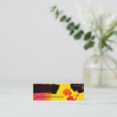 Aangepaste bestelling voor michelle contactkaartje (Staand voorkant)