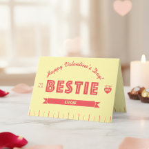 Aangepaste BESTIE Retro Boter Stok Valentijnsdag