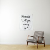 Aangepaste betrokkenheid Gepersonaliseerd Wil je m Wandkleed (In situ)