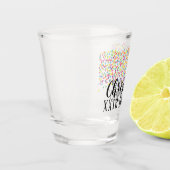 Aangepaste bevestiging van geboorte Favor Shot Glas (Links)