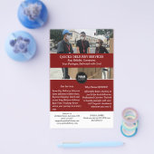 Aangepaste bezorgservice flyer (Enkel)