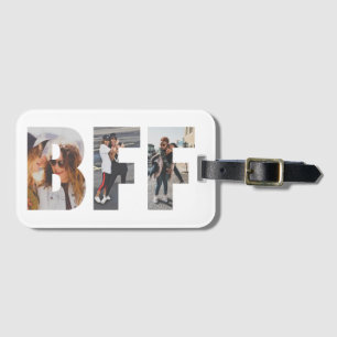 Aangepaste BFF Fotocollage Beste Vrienden Vriendsc Bagagelabel