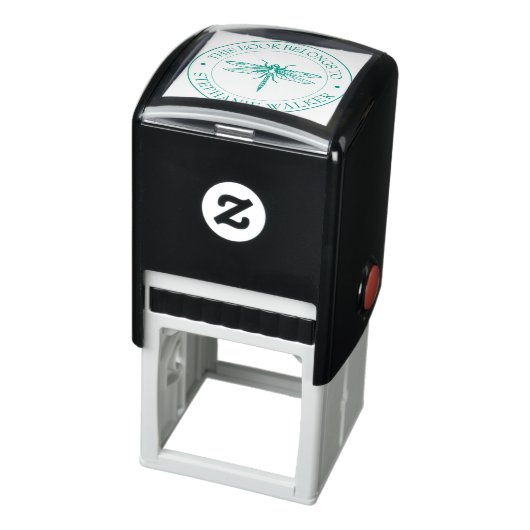 Aangepaste bibliotheekstempel - Ex libris - Bladpl Zelfinktende Stempel (Product)