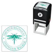Aangepaste bibliotheekstempel - Ex libris - Bladpl Zelfinktende Stempel (In situ)