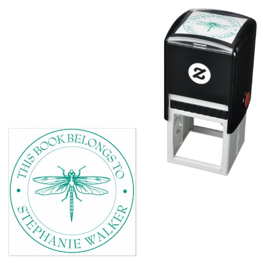 Aangepaste bibliotheekstempel - Ex libris - Bladpl Zelfinktende Stempel (In situ)