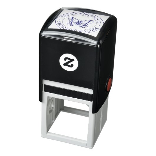 Aangepaste bibliotheekstempel - Ex libris - Bladpl Zelfinktende Stempel (Product)