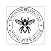 Aangepaste bibliotheekstempel - Ex libris - Bladpl Zelfinktende Stempel (Design)