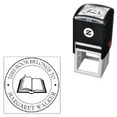 Aangepaste bibliotheekstempel - Ex libris - Bladpl Zelfinktende Stempel (In situ)