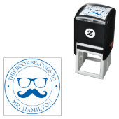 Aangepaste bibliotheekstempel - Ex libris - Bladpl Zelfinktende Stempel (In situ)