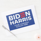 Aangepaste Biden Harris-campagneslogan Rechthoekige Sticker (Envelop)