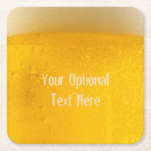 Aangepaste BIE-onderzetters Vierkante Kartonnen Onderzetter