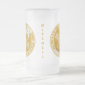 Aangepaste BIER-mokken Matglas Bierpul (Center)