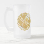 Aangepaste BIER-mokken Matglas Bierpul (Links)