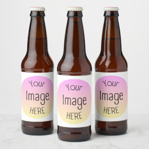 Aangepaste bieretiketten – Personaliseer met foto' Bier Etiket