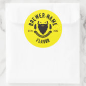 Aangepaste Bierlabel Stickers (Tas)