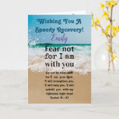 Aangepaste bijbel Verse Christelijk Kaart (Gele Bloem)