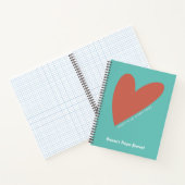 Aangepaste Bijbelversie, Christelijk hart Notitieboek (Binnen)