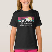 Aangepaste bijpassende familie vakantie camping gr t-shirt (Voorkant)