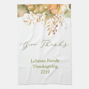 Aangepaste bijtende Thanksgiving Teatowels Tea Tow Theedoek