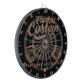 Aangepaste biker-motorfiets dartbord (Voorkant Links)