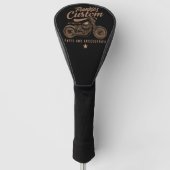 Aangepaste biker-motorfiets golfheadcover (Voorkant)