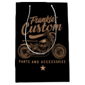 Aangepaste biker-motorfiets medium cadeauzakje (Voorkant)
