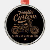 Aangepaste biker-motorfiets metalen ornament (Voorkant)