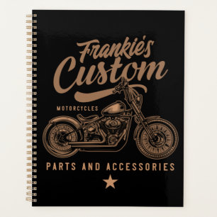 Aangepaste biker-motorfiets planner