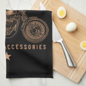 Aangepaste biker-motorfiets theedoek (Quarter Fold)