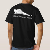 Aangepaste biljart poolcompetitie teamuitrusting t-shirt (Achterkant)