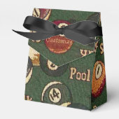 Aangepaste Billiardbeugels Achtergrond voor beugel Bedankdoosjes (Voorkant Zijde)