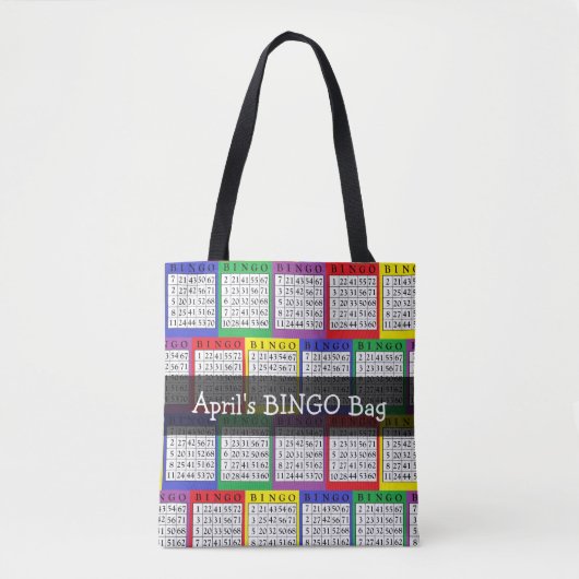 Aangepaste BINGO-tas Draagtas (Voorkant)