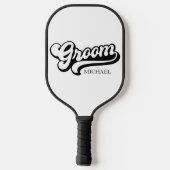 Aangepaste Birde en bruidegom Naam Pickleball Paddle (Achterkant)