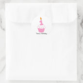 Aangepaste Birthday Cupcake Stickers (Tas)