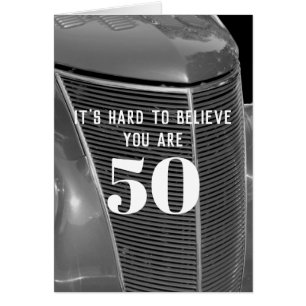 aangepaste 'Birthday humor classic'-auto om je te 