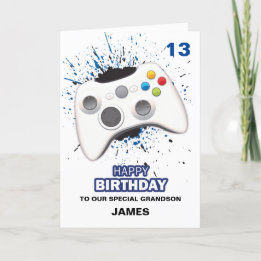 Aangepaste Birthday-kaart voor gamecontrollers Kaart