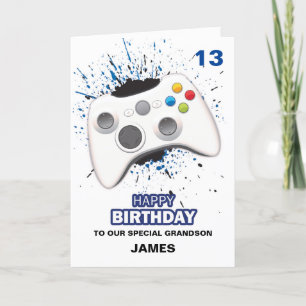 Aangepaste Birthday-kaart voor gamecontrollers Kaart