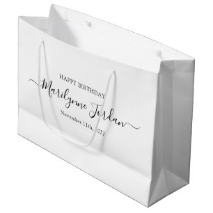 Aangepaste Birthday Large Gift Bag Groot Cadeauzakje