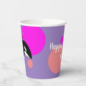 Aangepaste Birthday Orca Killer Whale Papieren Bekers (Links)