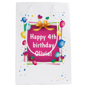 Aangepaste Birthday-tas Medium Cadeauzakje