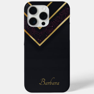 Aangepaste Black Beauty iPhone 15 Pro Max Hoesje