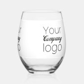 Aangepaste Black White Business Promotionele Toevo Wijnglas Zonder Voet (Links)