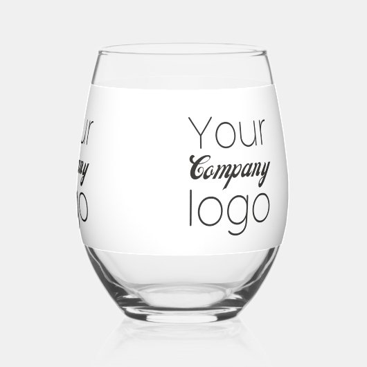 Aangepaste Black White Business Promotionele Toevo Wijnglas Zonder Voet (Links)