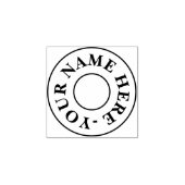 Aangepaste bladstempel 	rubberstempel (Afrduk)