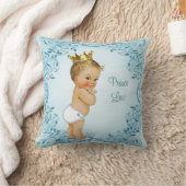 Aangepaste blauw blauw bladerblad van de Blonde Pr Kussen (Deken)