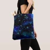 Aangepaste blauwe Canvas tas (Dichtbij)