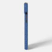 Aangepaste blauwe denim Heart iPhone / iPad case (Achterkant / Links)