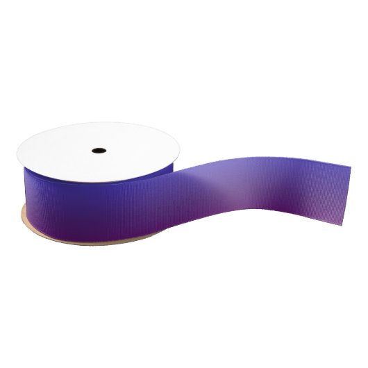 Aangepaste blauwe en paarse ombre grosgrain lint (Spoel)